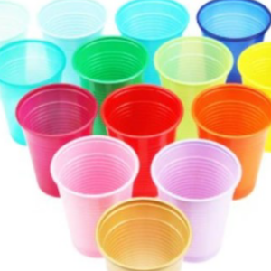 Pahare de unică folosință 100pcs roșu